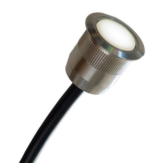 Mini Marker Light 20mm 12VDC IP67 White Stainless Steel