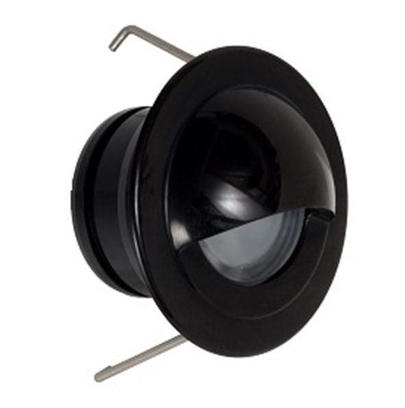 Downlight LED 1W Eye Lid 3000k 12VDC Black IP67