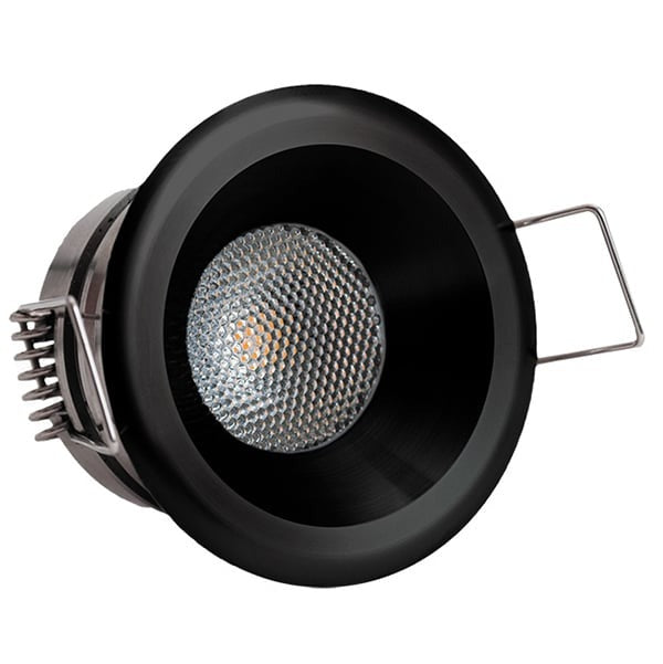 Mlightz Downlight 5W 45Deg 3000k ICF Dim Black IP67