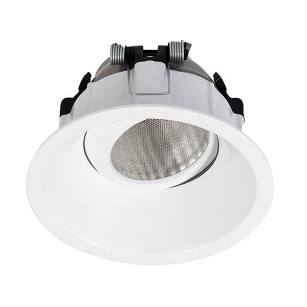 Downlight 13.2W Deep Tilt 60Deg 3K CA135 Prismatic Dim White