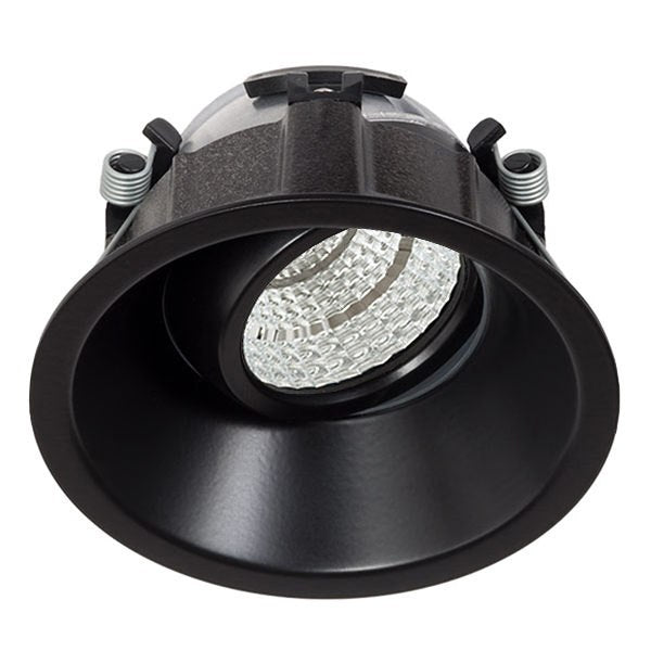 Downlight ULG 9.2W Deep Tilt 60Deg 3000k IC-F Dim Black