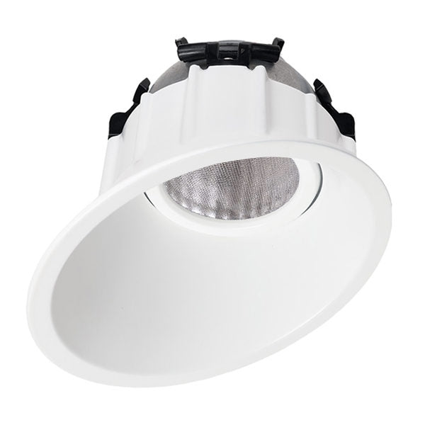Downlight 9.2W Offset Deep Tilt Prismatic 60Deg 4k Dim White