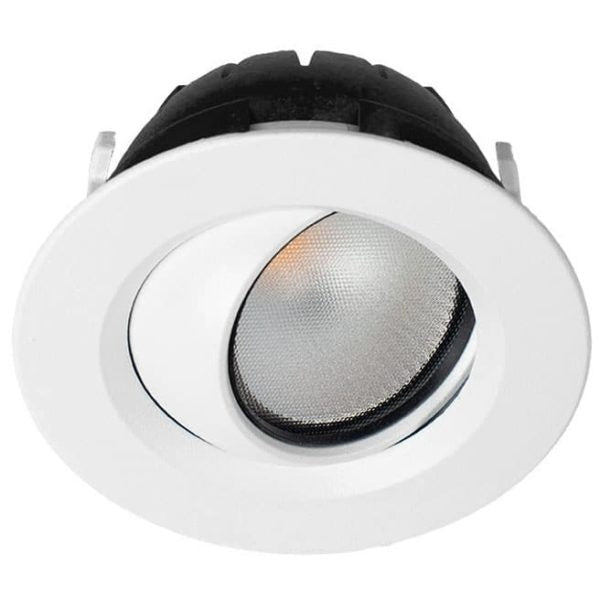 Downlight Tilt 7.5W ICF 40D 3000K-1850K Sunset Dim Txt White