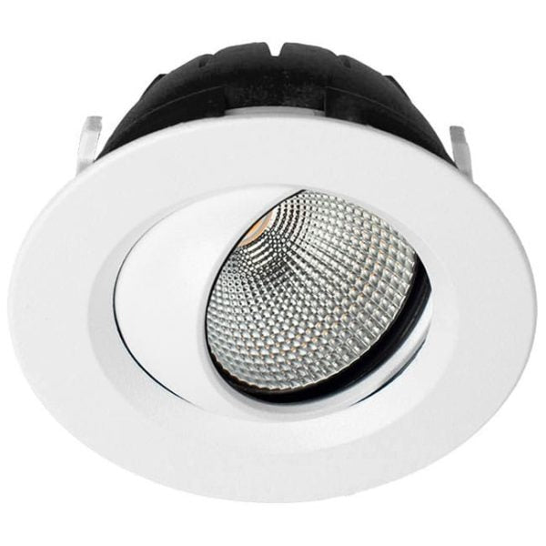 Downlight ULG Tilt 7.3W ICF 40D 3K-1850K Sunset Dim Txt Wh