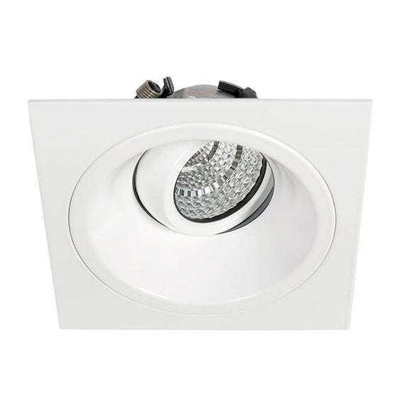 Adaptor Plate Square Fixed Deep Tilt 122x122mm White