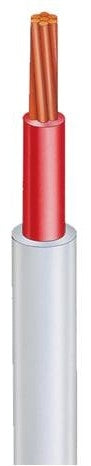 Cable 10mm 1c TPS Black White