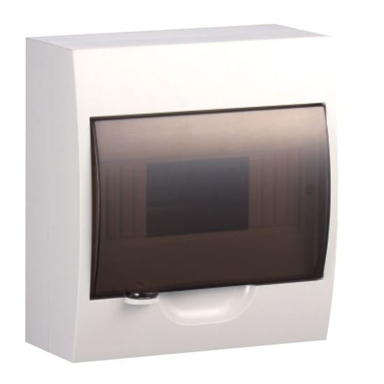 Distribution Board 8 Pole Surface Mnt Links & Earth Bar