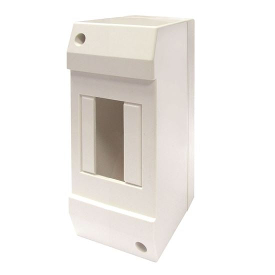 Enclosure 2 Pole Surface Mount Din Rail Moulded Base