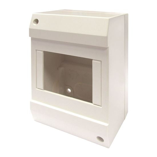 Enclosure 4 Pole Surface Mount Din Rail Moulded Base