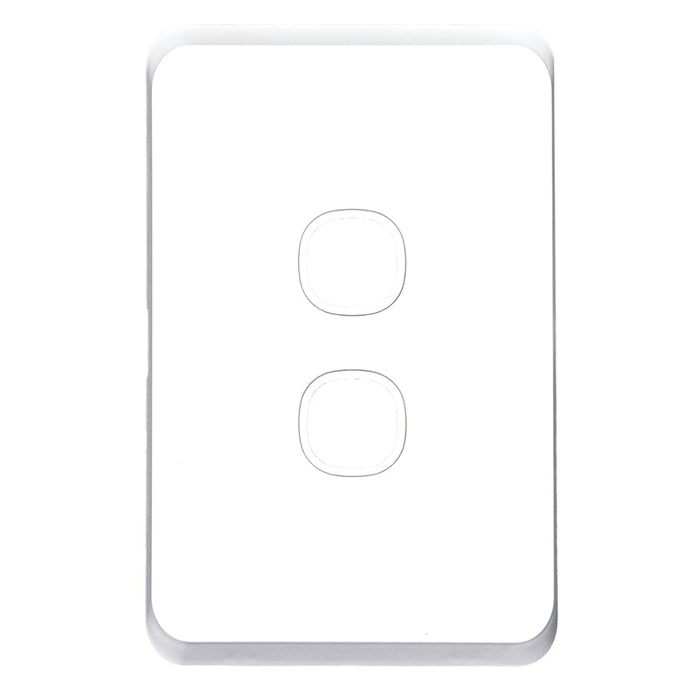 Sleek Switch Double 16A 2-Way Vertical
