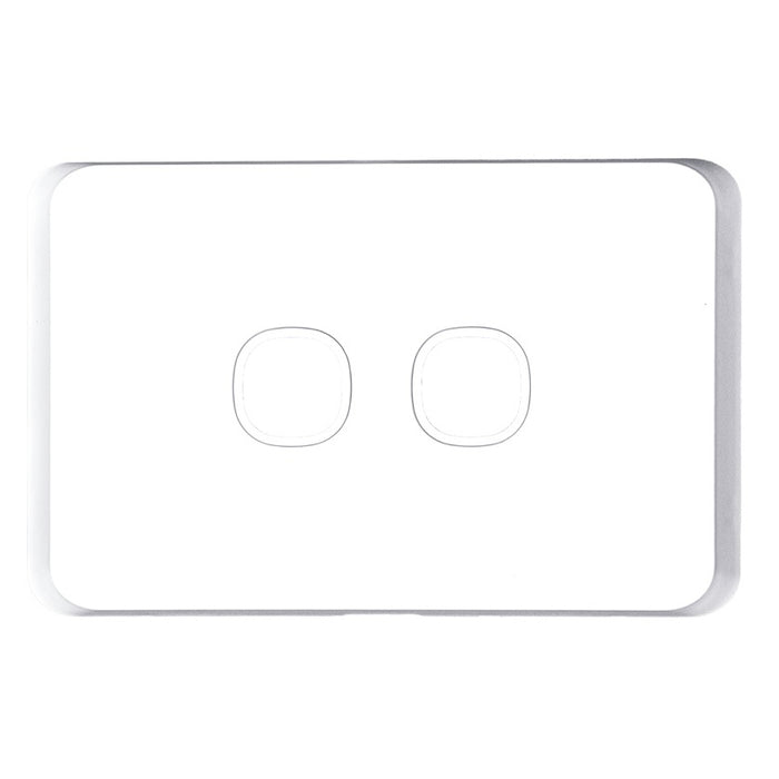 Sleek Switch Plate 2 Gang Only