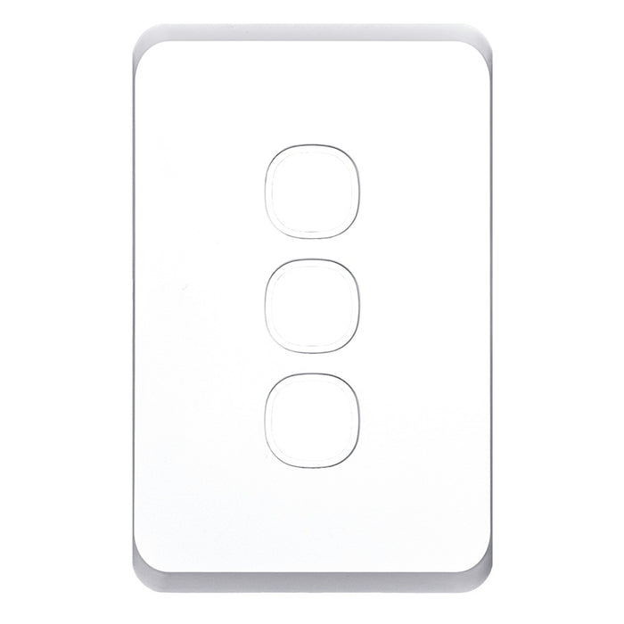 Sleek Switch Triple 16A 2-Way Vertical