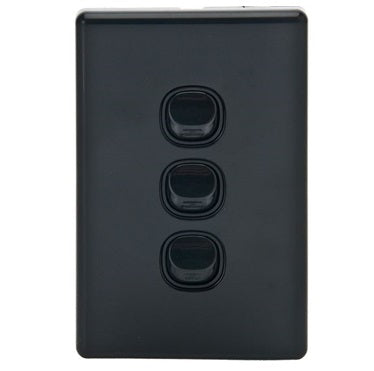 Switch Triple 16A Black