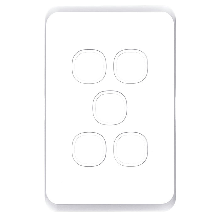 Sleek Switch 5way 16A 2-Way Vertical