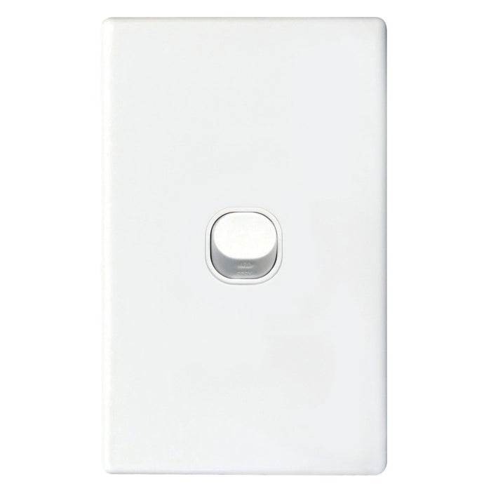 Slim Switch Single 16A Bright White