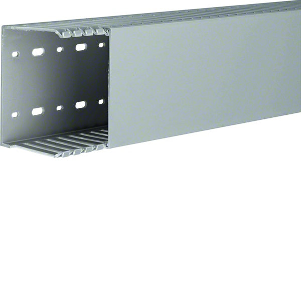 Slotted Trunking 75H x 100mmW Grey 2m