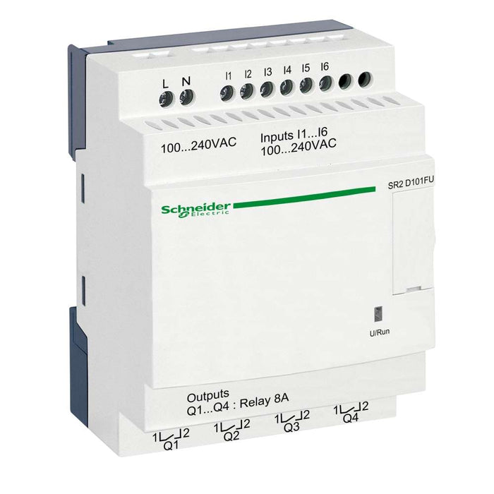 Compact Smart Relay Zelio L 10 I/O 100-240VAC No Clock/Disp