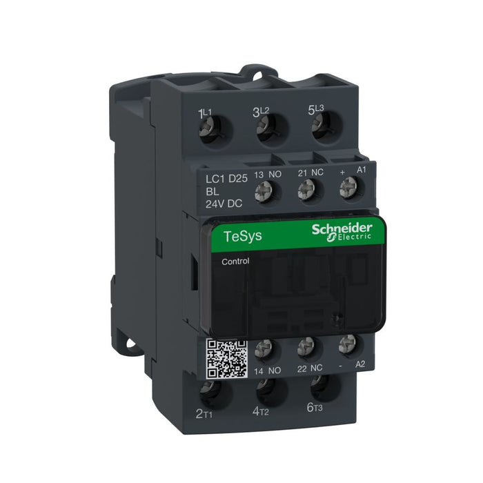 Tesys Contactor 3P 11kW 25A 24VDC 1N/O 1N/C LC