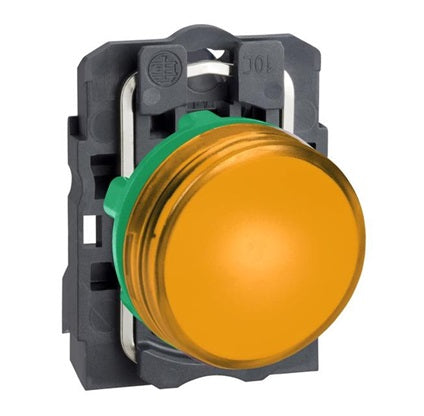 XB5 Pilot Light Dbl Ins Orange 230V with Integral LED