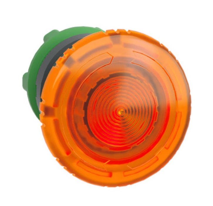 ZB5 Pbutton Mushroom Head Illum 40mm Yellow TURN RELEASE