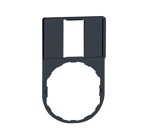 Text plate holder for control circuit devices