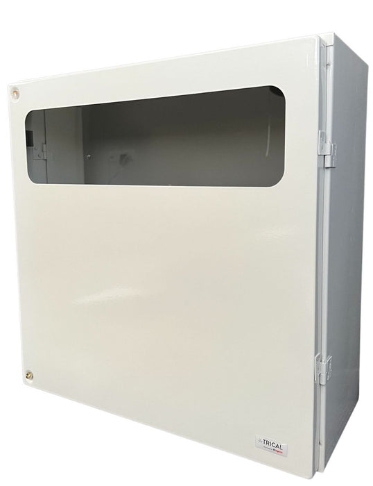 NP2 25W Meter Box 500 x 500mm 1x Window with Panel