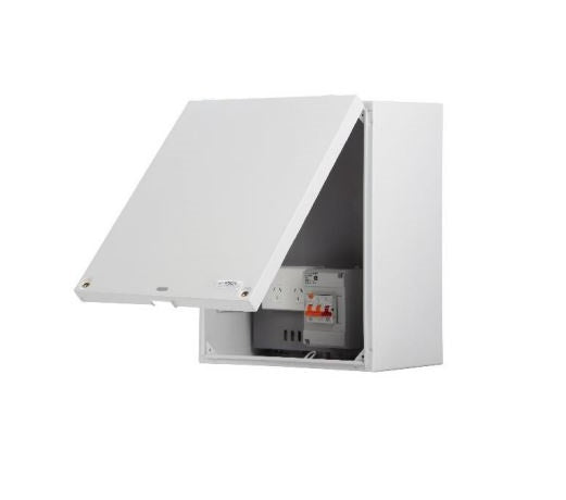 NDB1 Builders Box 360 x 430mm Wired Panel Plain door