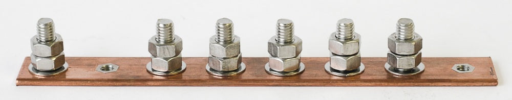 Studbar 6Way All Stud 250A M8 Studs