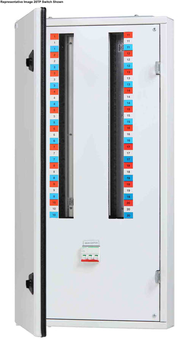 ECONO Dist Board MS Chassis 16TP 48SP 100A 235mm Deep