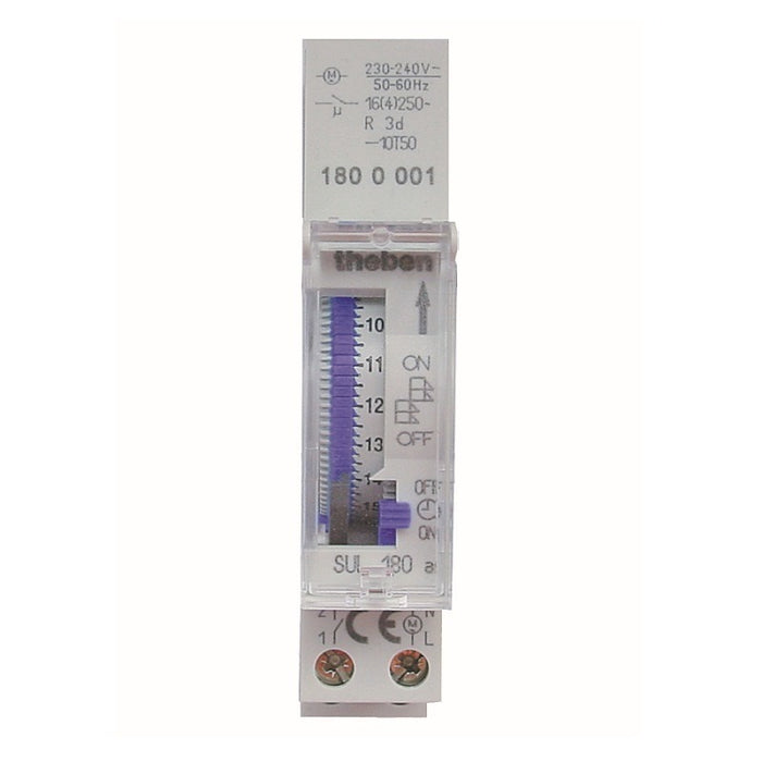 Analogue Timer SUL180A Daily 1Ch 96 Memory + Reserve