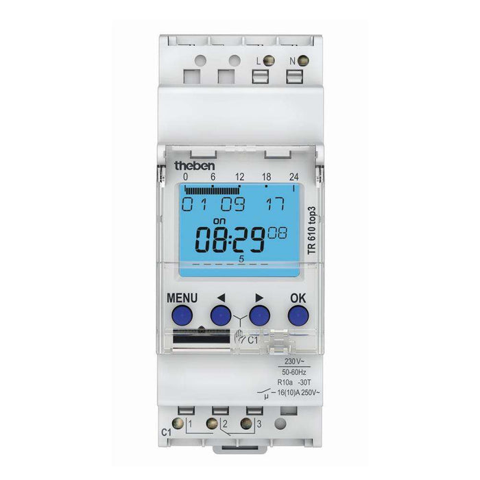 Digital Timer Tr610Top3 Weekly 1Ch 56 Memory
