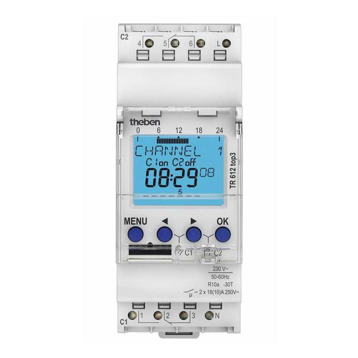 Digital Timer Tr610Top3 Weekly 2Ch 56 Memory