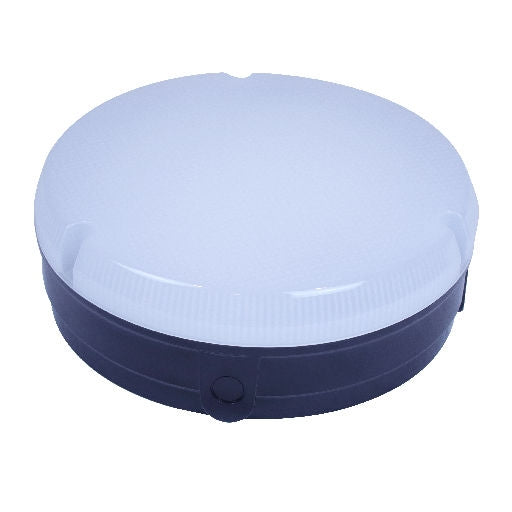 Panther 1500 Bulkhead Rnd Emergency Tricolour Opal IP65 Blk