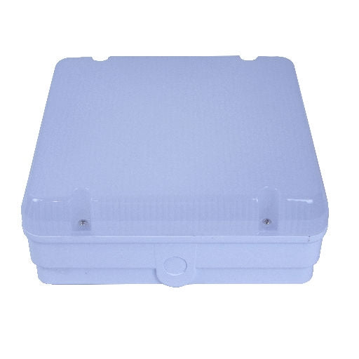 Panther 1500 Bulkhead Sq Emergency Tricolour Opal IP65 White