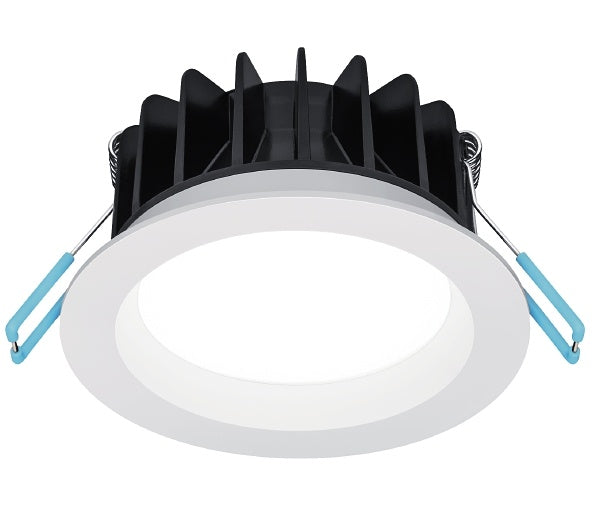 Chloe TC Downlight 3k 700lm Dim Wh 90mm Cut Out Flex & Plug
