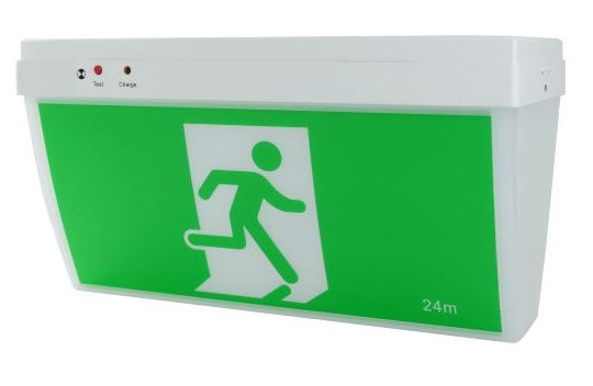 Voyager LED Wide Exit 3W 24m E2M