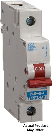 Din/T10H Main Switch 15kA 63A 1P Din Mount