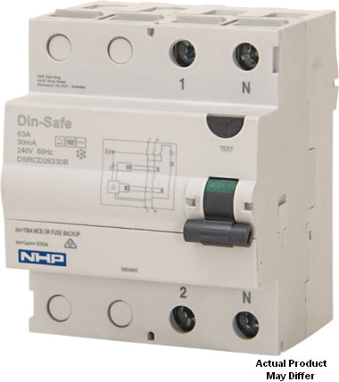 RCD RCCB 63A 30mA Type B 1P+N