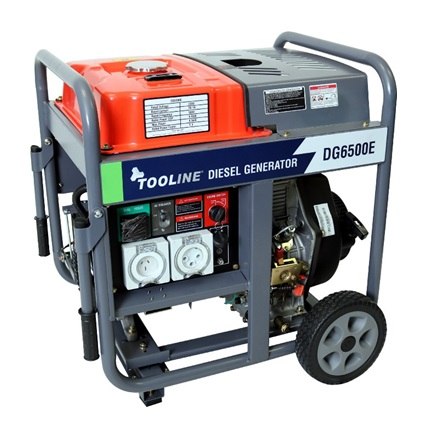 DG6500E Generator AVR Diesel 6.5kW 667CC 13HP Motor