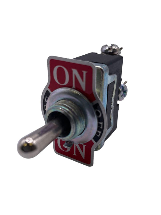 Toggle Switch 15A 1P 3Pos ON-OFF-ON Screw Term