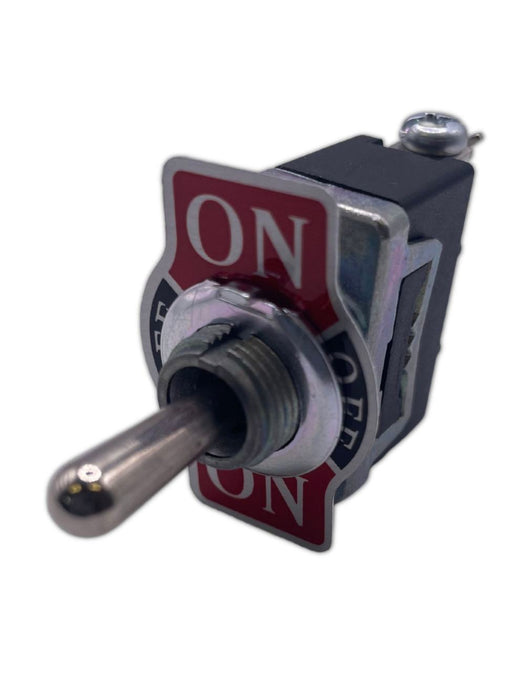 Toggle Switch 15A 1P 3Pos ON>OFF<ON Spring Ret Screw Term