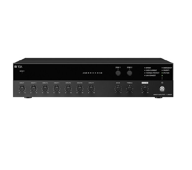 Mixer Amplifier 240W Network Class D 2 zone 7x Input