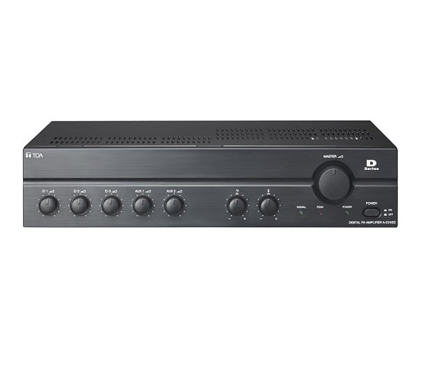 Mixer Amplifier 240W Class D 3x Mic 1x Vox
