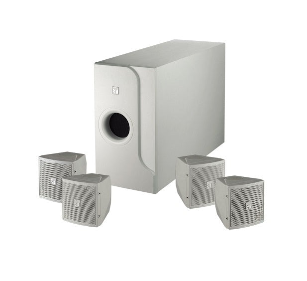 Speaker System 1x Subwoofer 4x Satellite Speakers Black