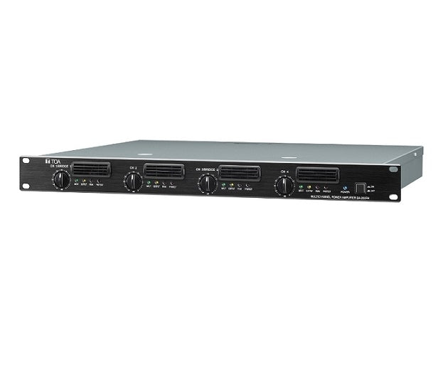 Power Amplifier 4x 250w Class D Low 100 Volt Line