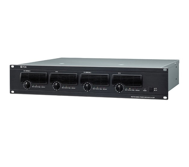 Power Amplifier 4x 550w Class D Low 100 Volt Line