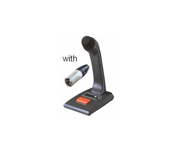 Microphone Desk Top Paging Cardioid with XLR Plug