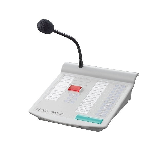 Zone Paging Microphone with Emergency Broadcast Switch