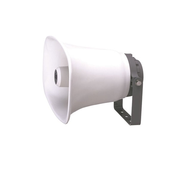 Paging Horn 50W Flare Speaker 8 Ohm IP65 White