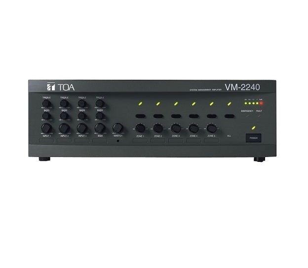 Paging Amplifier 240w 5 Zone